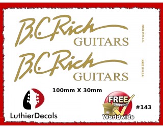 B.C. Rich Guitar Decal #143